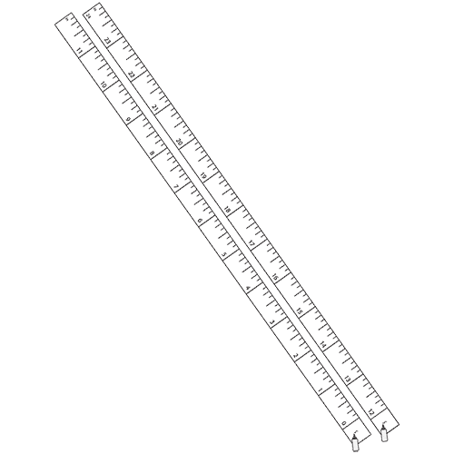 Measuring tape (24″ | reversed)